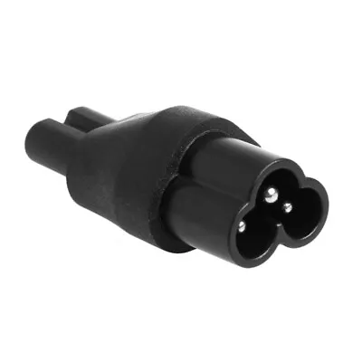 2-Pin IEC 320 C7 Female To C6 Male Cloverleaf Plug AC Power Adapter Converter • £4.78