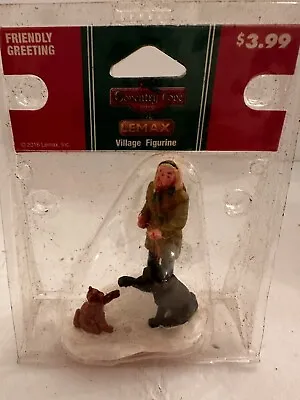 Lemax Coventry Cove Christmas Village Accessory Friendly Greeting Pets 2016 • $15.19
