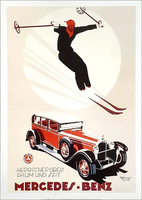 MERCEDES-BENZ C.1935 Germany Skiing POSTER 20x28 Reproduction • $19.79