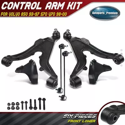 4pc Front Lower Control Arm Bar Link For Volvo 850 93-97 S70 V70 98-00 W/ 2-Bolt • $60.99