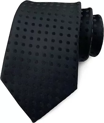 Secdtie Men's Polka Dot Silk Ties Jacquard Woven For Wedding Party Business • $33.32