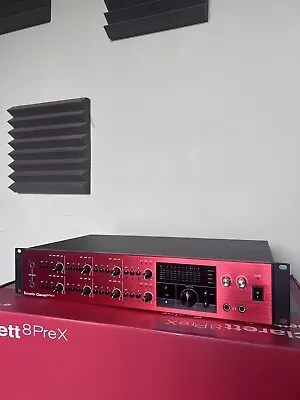 Focusrite Clarett 8Pre X Thunderbolt Audio Interface - MINT CONDITION • £800