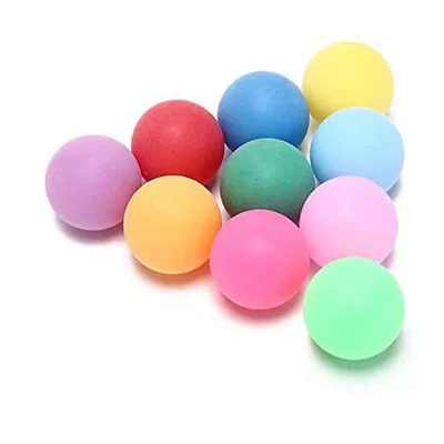$10.01 • Buy 10/25/50Pcs/Pack Colored Pong Balls 40mm Entertainment Table Tennis Balls 🔥