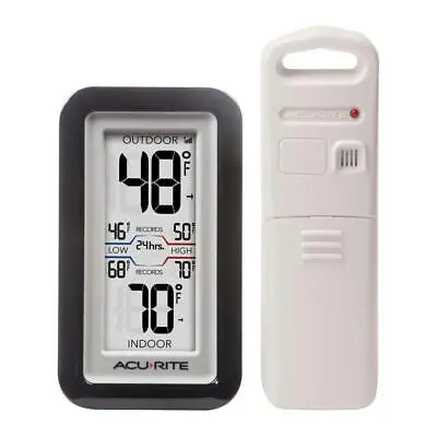 $27.06 • Buy AcuRite Digital Thermometer Indoor/Outdoor Temperature Sensor Detachable Stand