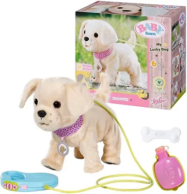 19077834 Baby Born Plush Figure My Lucky Dog Many Features And Accessories • £4.29
