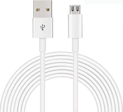 10FT Rapid Charge Micro USB Charge Cable Fast Charging Extra Long Cord White • $3.99