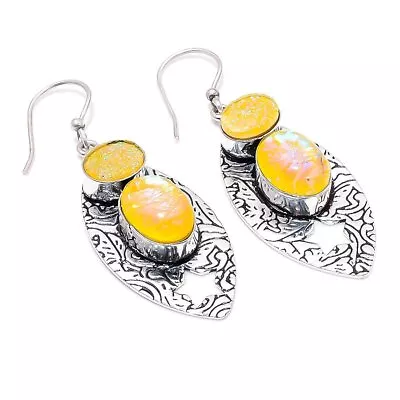 Triplet Opal Gemstone Handmade 925 Sterling Silver Jewelry Earring 2.36   • $6.71