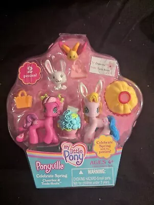 My Little Pony Ponyville Celebrate Spring Cheerilee & Toola-Roola NEW RARE • $22
