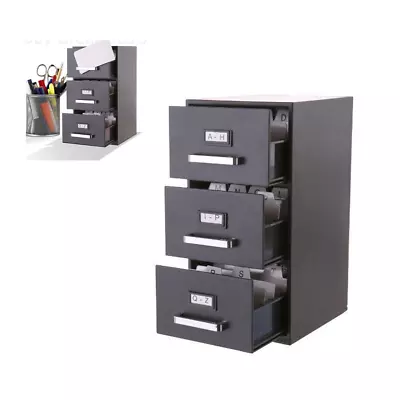 3Drawer MINI Filing Cabinet Storage Office Home Organization Tool • $33.57