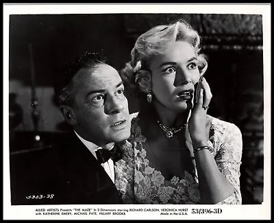 Richard Carlson + Veronica Hurst In The Maze (1953) PORTRAIT ORIG Photo 76 • $49.99