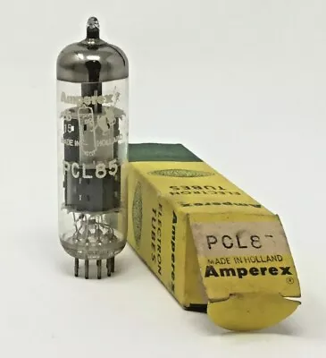 AMPEREX PCL85 VACUUM TUBE VALVE~ NOS ~ With Original Box ~  18GV8 ~ PCL805 • $3