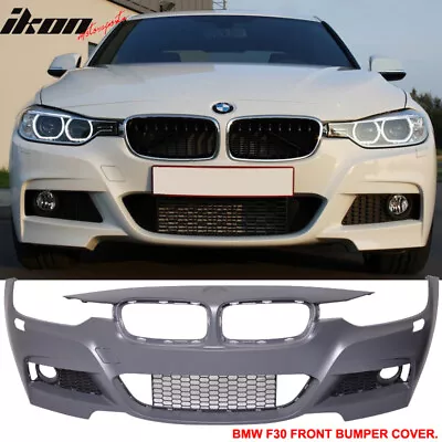 Fits 12-18 BMW F30 M-Tech M Sport Front Bumper Conversion W/ Fog Light Cover -PP • $479.99