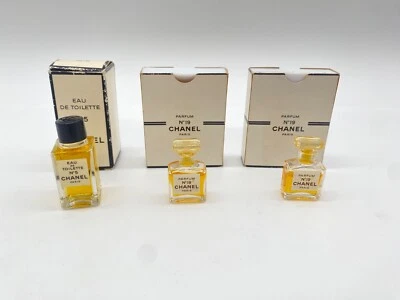 £39.36 • Buy Chanel No. 19 Perfume 3ml Chanel No 5 Eau De Toilette 4.5ml Paris Bundle