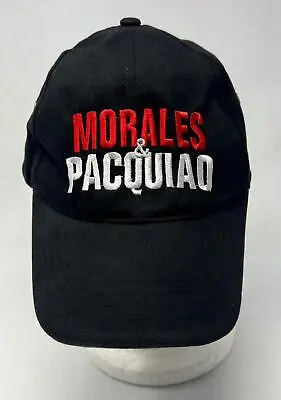 2005 Manny Pacquiao & Erik Morales DOUBLE TROUBLE Boxing HAT PacMan El Terrible • $42.65