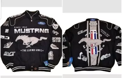 JH Design Jacket FORD MUSTANG 45TH Anniversary XXL /2XL NEW W Tag 2 SIDED  NWT • $220.45