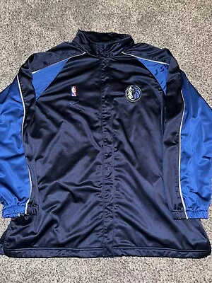 Nike Official NBA Dallas Mavericks 2002-03 Warm-up Jacket Mens VINTAGE  • $25