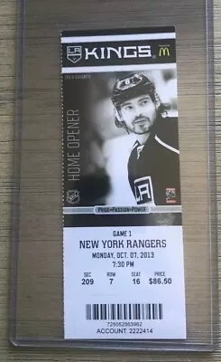 2013-14 Los Angeles Kings NHL Official Mint Ticket Stubs - Pick Any Game! • $9.99