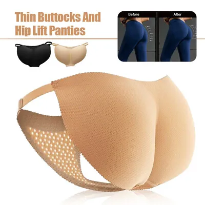 £12.19 • Buy Fake But Big Butt Thickened Silicone Hip Pad Enhancer Body Shaping Panties -