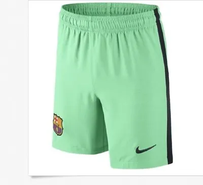 Nike Kids Dri-FIT FC Barcelona Soccer Shorts Size Medium • $28