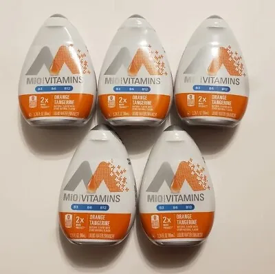 (5) Large Size-MiO Orange Tangerine Water Enhancer -3.24oz  • $30