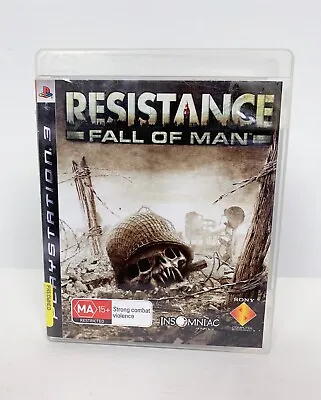 Sony Playstation 3 Resistance Fall Of Man Game R4 PAL AU/NZ • $8.95
