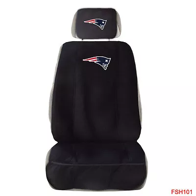 New NFL New England Patriots Car Truck Front Seat Cover With Head Rest Cover • $43.07