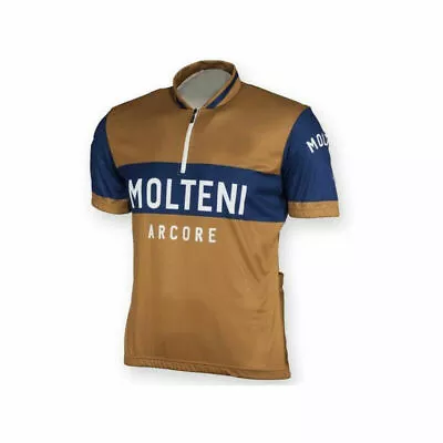 MOLTENI ARCORE Retro Men Cycling Jersey Bicycle Jersey Cycling Shirt Bike Jersey • $20.63