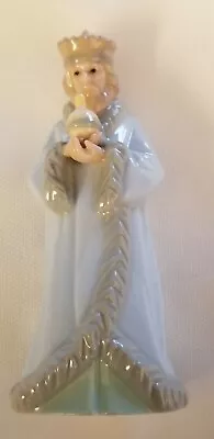 Hallmark Porcelain King In Blue From Miniature Nativity - Pre-Owned  • $6