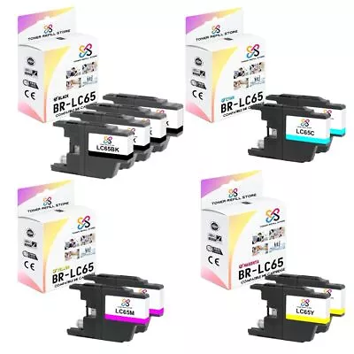 10PK TRS LC65 BCMY Compatible For Brother MFC5890CN 5895CW 6490CW Ink Cartridge • $29.99