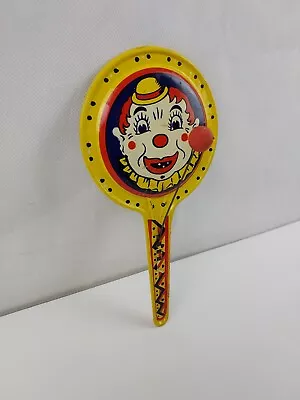 Vintage Kirchhof Noise Maker Life Of The Party Tin Clown Clapper Made In USA EUC • $9.99