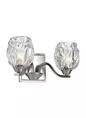 Murray Feiss VS22702SN Kalli 2 Light Bathroom Vanity Light • $99.95