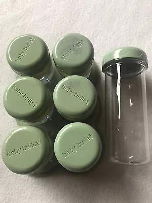 Magic Bullet Baby Food Storage System 8 Pc Set * Tray * 6 Storage Cups * 1 Tube • $22.22