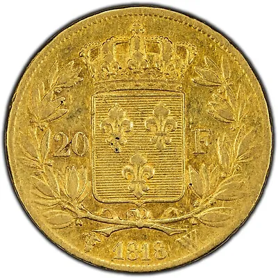 1818 W France 20 Francs Gold Coin • $515.10