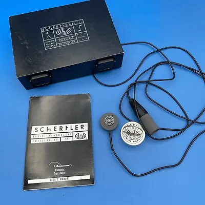 Schertler Audio Transducer Pick Up For Acoustic Mandolin W Wood Box TESTED WORKS • $275
