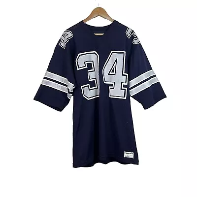 VTG Sand Knit Macgregor Dallas Cowboys Hershel Walker #34 NFL Football Jersey L • $129.99