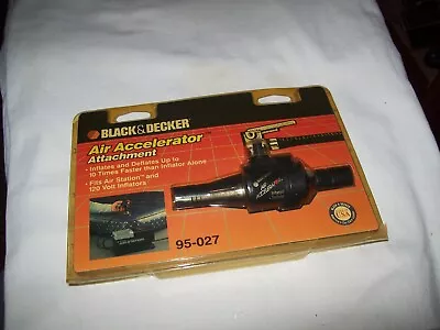 Vintage Black & Decker Air Accelerator Attachment 95-027 ©1991 Made In USA • $24.99