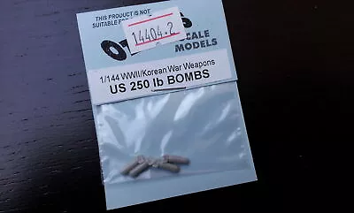 Ozmods 1/144 US 250lb Bombs (4 Per Pack) • $5.50