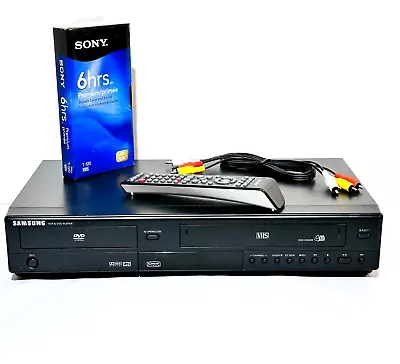 Samsung DVD-V5650B DVD/VCR Combo VHS - VCR Player With Remote - Tested & Works • $84.99