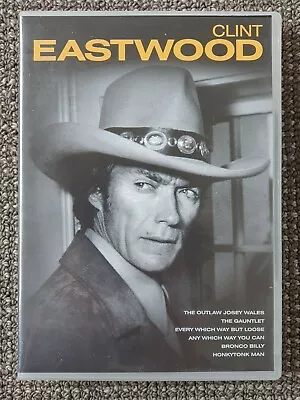 🔶️CLINT EASTWOOD 6 FILMS DVD RG4 OZ Bronco Billy Every Which Way Gauntlet Honky • £24.78