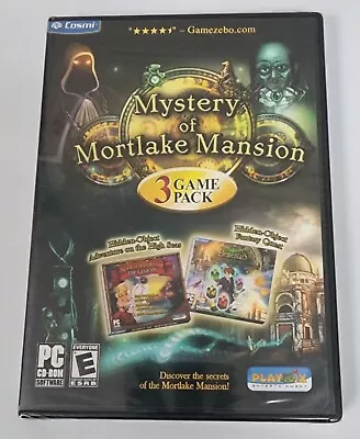 Mystery Of Mortlake Mansion PC CD-ROM 3 Game Pack Sealed! • $12