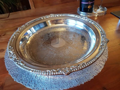 £12 • Buy A Vintage Silver Plated Tray - Viners  -