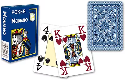 Poker Modiano Dark Blue Playing Cards Deck • $10.45