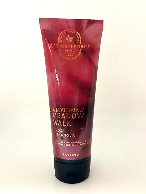 Bath & Body Works Renewing Meadow Walk Rose Magnolia Aromatherapy Body Cream New • $14.95