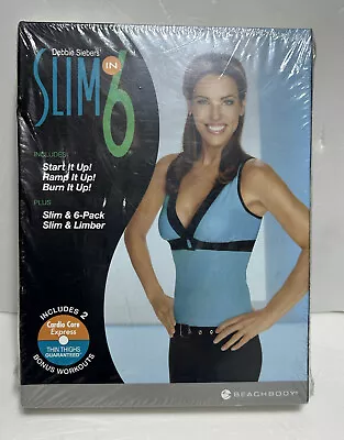 Debbie Siebers SLIM IN 6 On A 3 DVD Video Of FITNESS Workout WEIGHT LOSS Kit NEW • $17