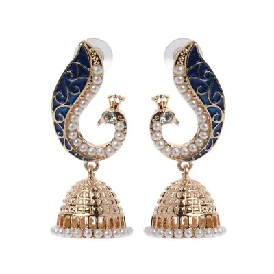 Jhumka Jhumki Drop Earrings Indian Bollywood Kundan Earrings • $7.50