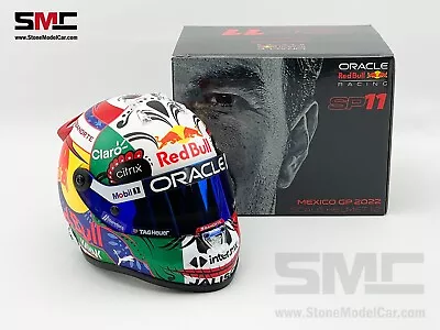 Red Bull F1 RB18 #11 Sergio Perez Mexico GP Podium 2022 Schuberth 1:2 Helmet • $318.67