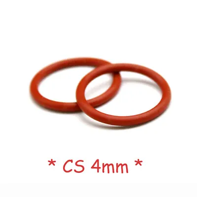 £1.38 • Buy Silicone Rubber O Rings Metric Food Grade 4.0 Mm Cross Section 15mm-80mm OD