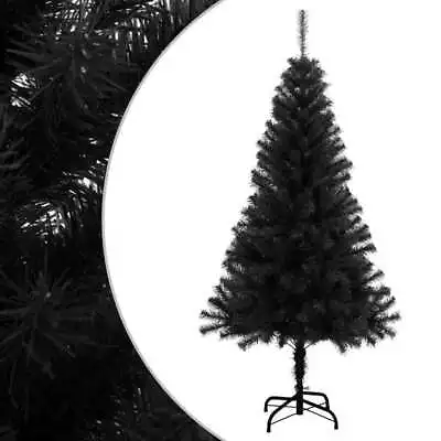 Artificial Christmas Tree With Stand Black 150 Cm PVC • $56.57