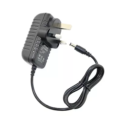 UK Plug Adapter For Yamaha PSS-9 YDP-131 P-70S Keyboard Power Supply Mains • £5.27