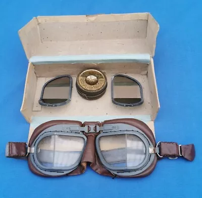 Ww2 RAF MK8 Flying Goggles - Complete Boxed • £225